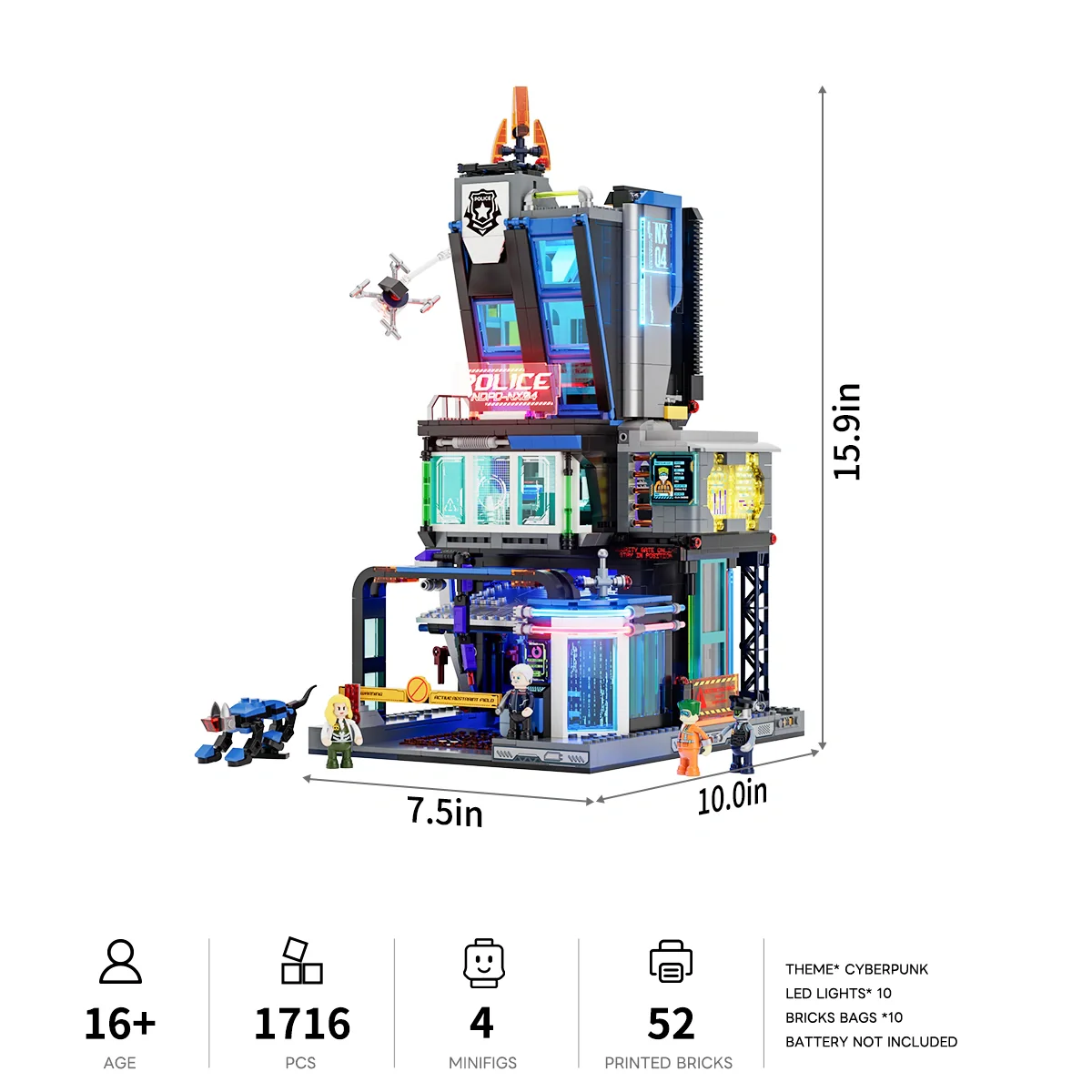 Cyberpunk Police HQ - Image 14